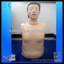 ISO Advanced Computer Manequim de CPR de meio corpo